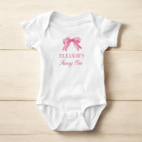 Pink Bow 1st Girl Birthday Party