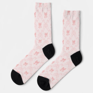 Pink Bow Aesthetic Notebook – Cute & Feminine Jour Socks