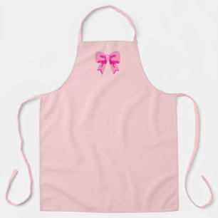 Pink Bow Apron