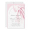 Pink Bow Arch Bridal Shower Invitation