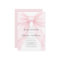 Pink Bow Baby Shower Invitation 🎀💕