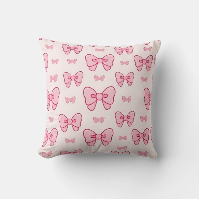 Pink Bow Cushion (Front)