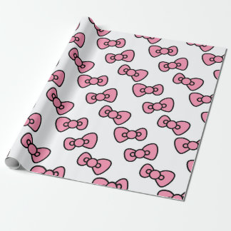 Pink Bow Delight Wrapping Paper
