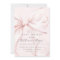 Pink Bow Elegant Baby Shower