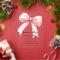 Pink bow elegant Quinceanera luxury clear
