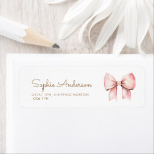 Pink Bow Girl Baby Shower