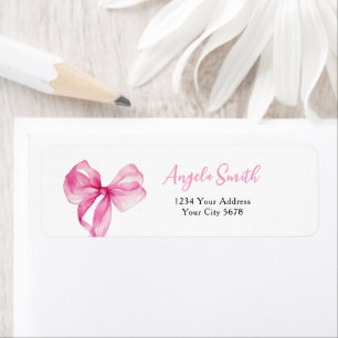 Pink Bow Girls 1st Birthday Adresse