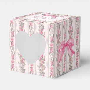 Pink Bow Love Shack Baby Shower GIft Favor Box