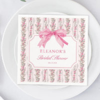 Pink Bow Love Shack Fiancé Bridal Shower Favours