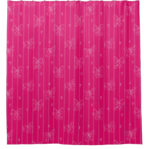 Pink Bow Pattern – Cute Girly Ribbon & Heart Desig