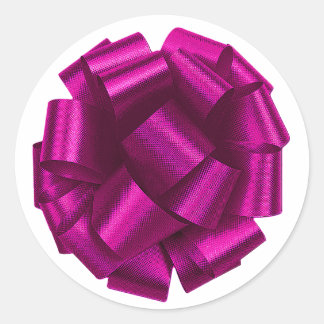 Pink Bow Stickers