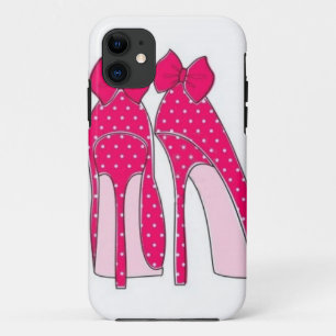 Pink Bow Stiletto Heels iPhone 5/5s Case