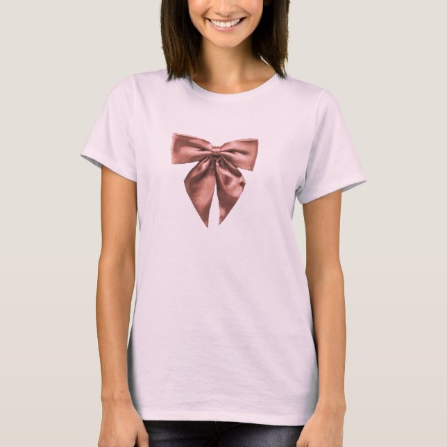 Pink Bow T-Shirt (Front)