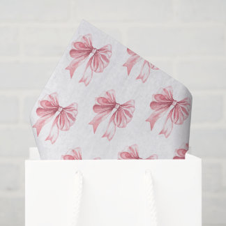 Pink Bow Tissue Paper