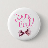 Pink Bows Team Girl Gender Reveal Party