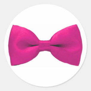Pink Bowtie Stickers