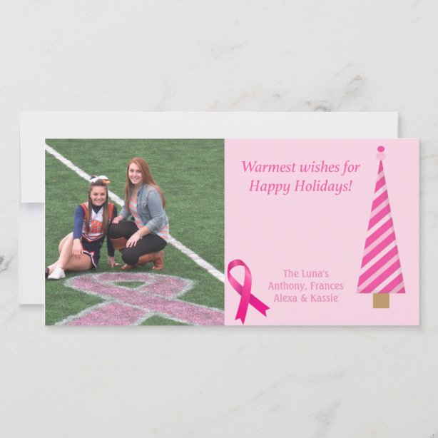 Breast Cancer Christmas Cards | Zazzle CA