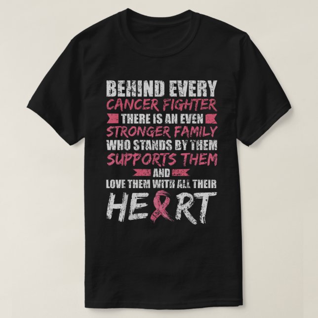 Pink Breast cancer Shirt Support Breast Cancer  (Design Front)
