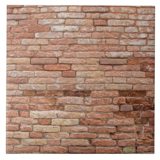 Pink brick wall tile (Front)