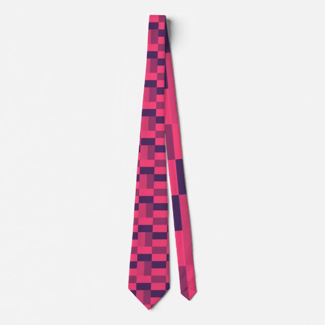 Pink bricks  tie (Front)