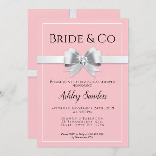 Pink Bride & Co. Bridal Shower Invitation