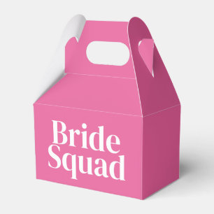 Pink Bride Squad Bachelorette Favor Box