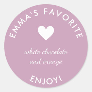 Pink Bride's favori mariage autocollant de faveur