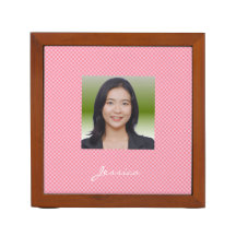 Pink Brown Beige Geometric Personalized