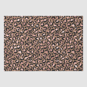 Pink Brown Leopard Tissue Paper