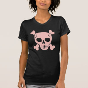 Pink & brown Skull T-shirt