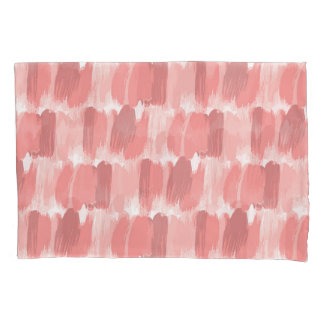 Pink Brush Strokes Oil Pattern Pillowcase