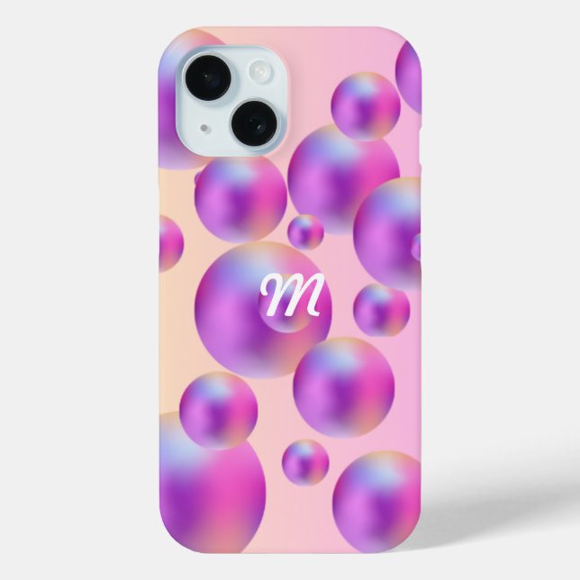 Pink Bubble  Case-Mate iPhone Case (Back)
