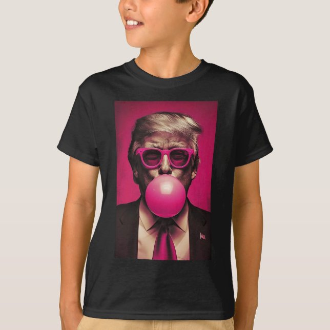 Pink Bubblegum Graphic  T-Shirt (Front)