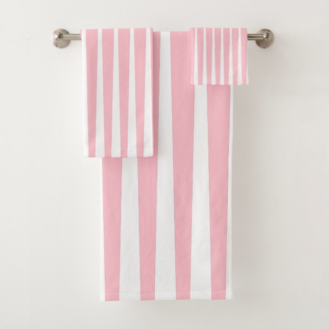 Pink Bubblegum Plat Triangle Design Serviette (En situation)