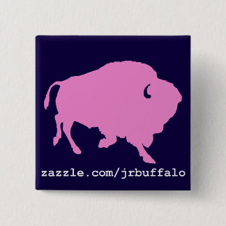 pink buffalo square pin