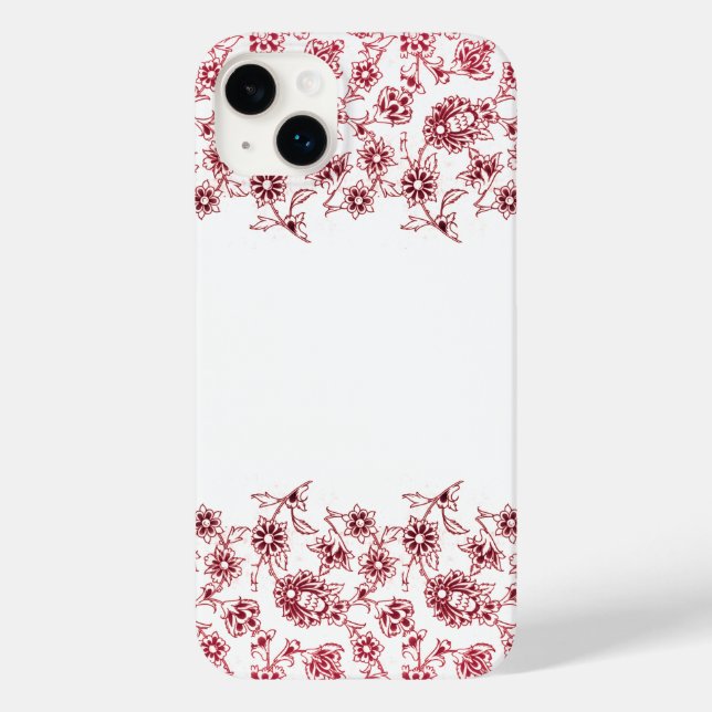 Pink Bunches of Flowers Case-Mate iPhone Case (Back)