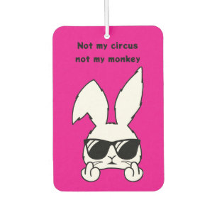 Pink Bunny Air Freshener