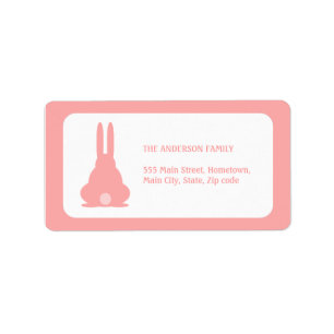 Pink Bunny Label