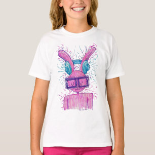Pink Bunny Lost in Music T-Shirt