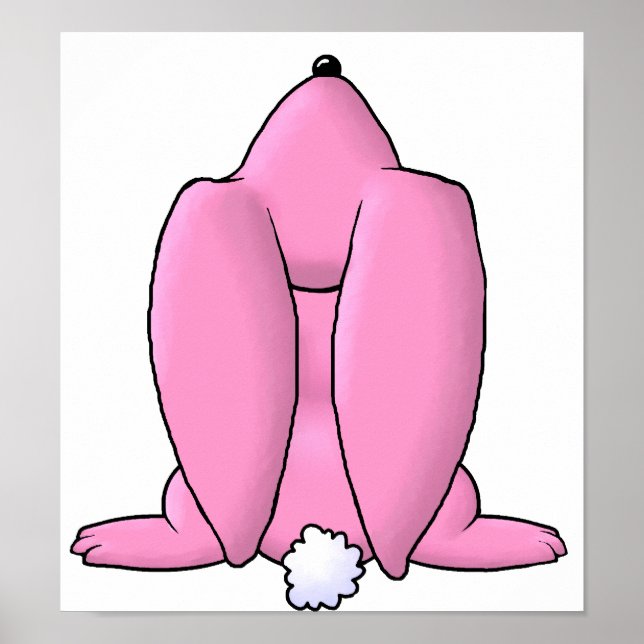 Pink Bunny Poster (Front)