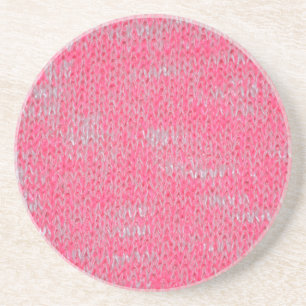 Pink Burn Out Pattern Peace Love Destiny Art Coaster