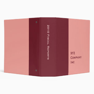 pink business binder