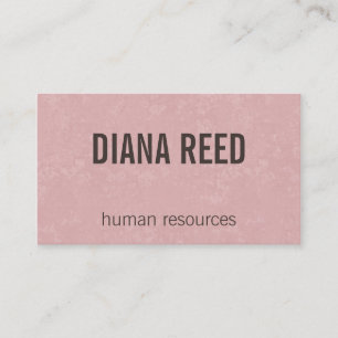 Pink Business Card