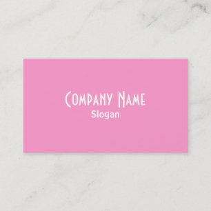 Pink Business Card