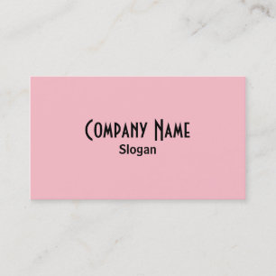 Pink Business Card