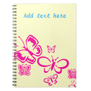 Pink Butterflies Notebook