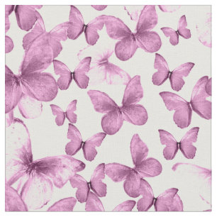 Pink Butterflies Quilting or craft Fabric