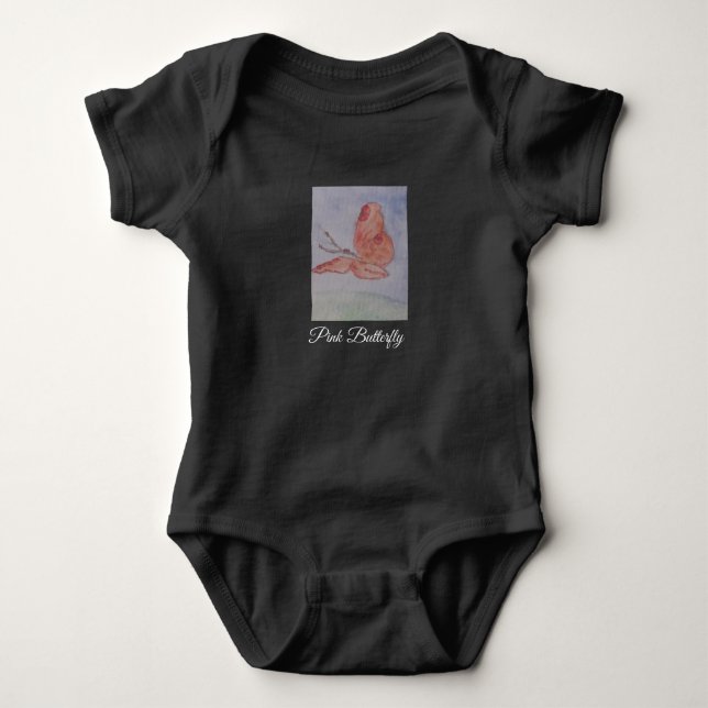 Pink Butterfly Bodysuit (Front)