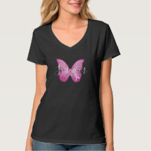 Pink Butterfly Breast Cancer Survivor