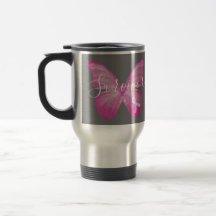 Pink Butterfly Breast Cancer Survivor